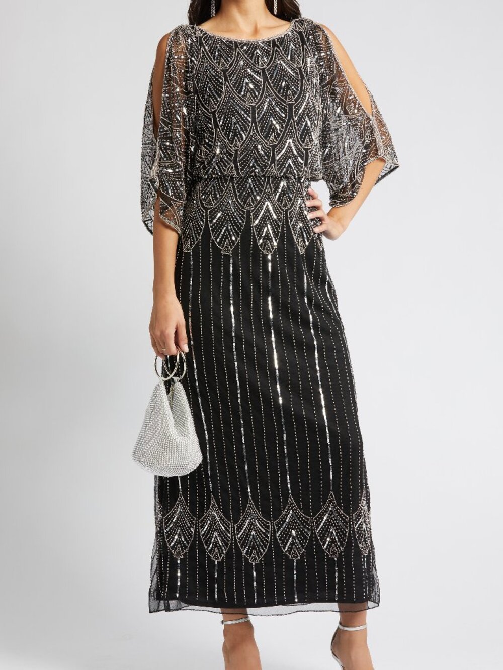 Pisarro Nights Cold Shoulder Gown